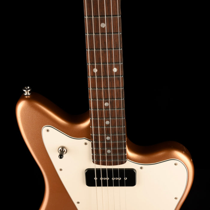 Fano Oltre Series JM6 P90 Light Distress Firemist Gold With Gig Bag