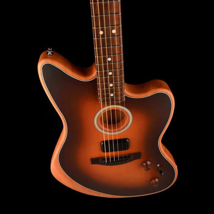 Pre Owned Fender Acoustasonic Player Jazzmaster Sunburst With Gig Bag