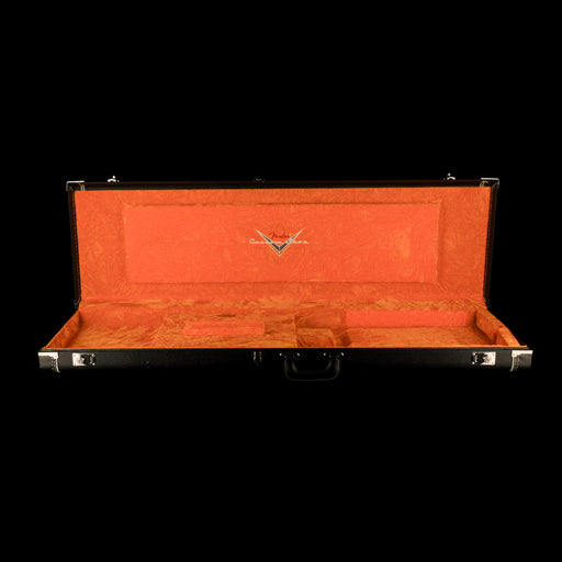 Used Fender Custom Shop Deluxe Bass Case Black with Orange Interior