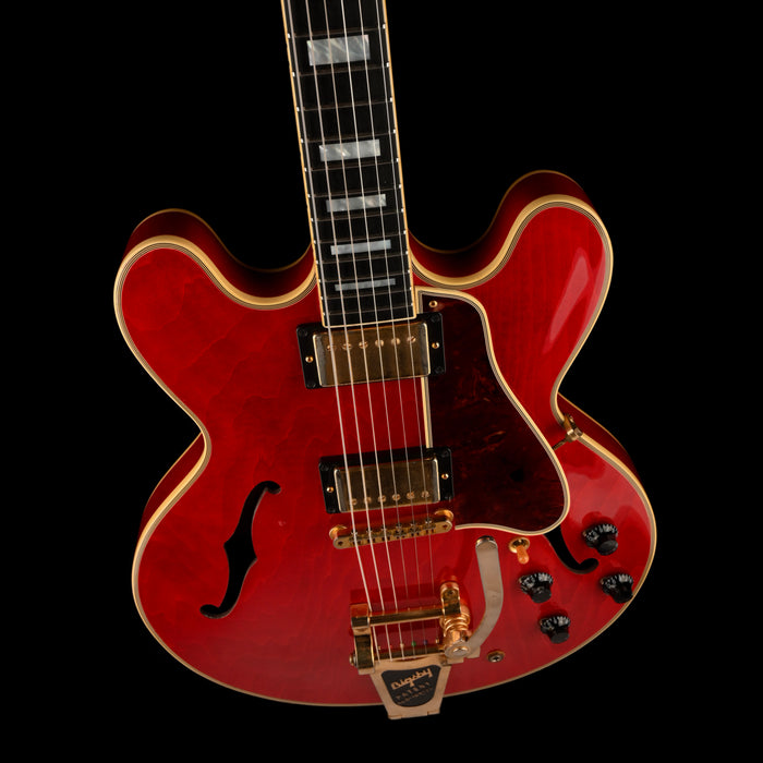 Pre Owned 2015 Gibson Memphis ES-355 Cherry With Bigsby With OHSC