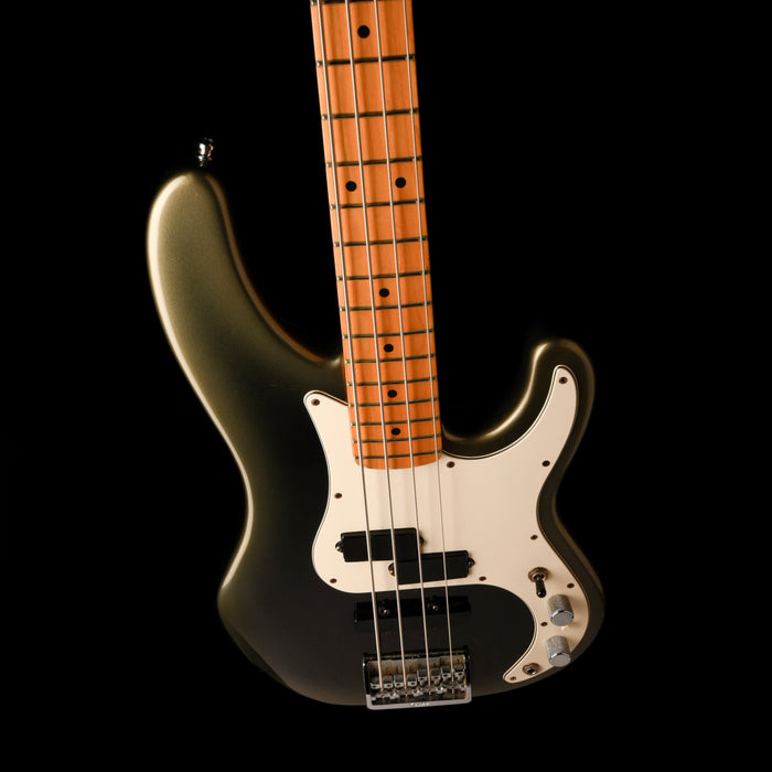 Pre Owned 1989 Fender Precision Bass Plus Black Pearl Burst With Gig Bag