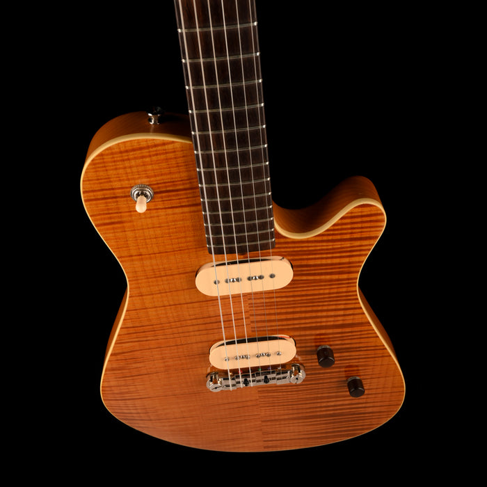 Pre Owned 2009 Rob Allen Single Cutaway Amber Electric Guitar With OHSC