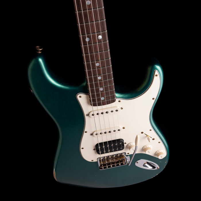 Fender Custom Shop Masterbuilt Andy Hicks 1967 Stratocaster HSS Journeyman Relic British Racing Green With Case