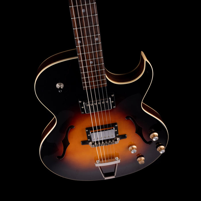 Pre Owned Loar 304T-CVS Sunburst Thinbody Archtop Electric Guitar With OHSC