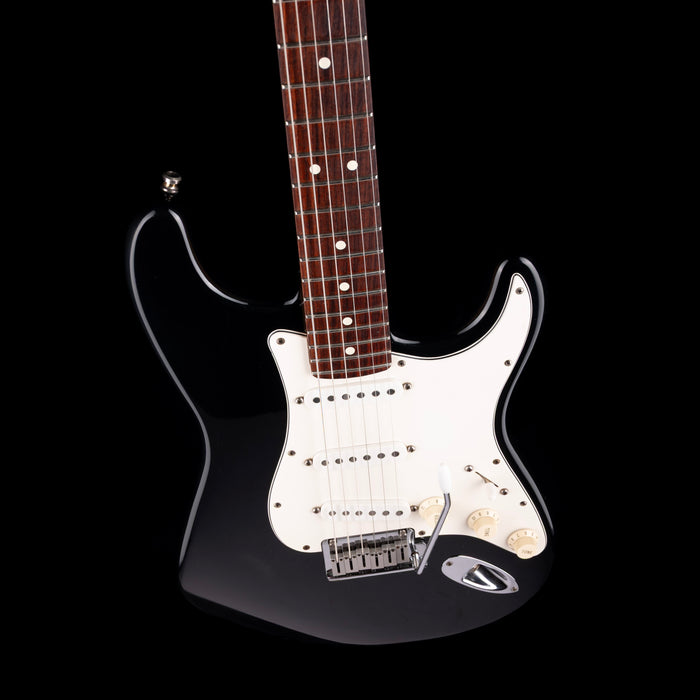 Pre Owned 1996 Fender 50th Anniversary American Standard Stratocaster Black With Case