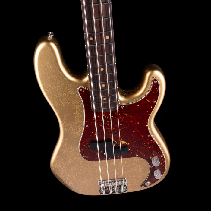 Fender Custom Shop 1964 Precision Bass Closet Classic Aztec Gold With Case
