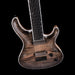 Mayones Regius Core 7 String Baritone 27" Scale 4A Flame Maple Top Black Feather Finish Gloss+Matt