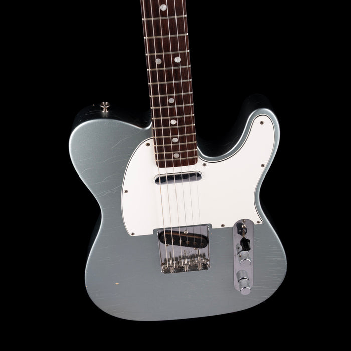 Pre Owned 2004 Fender Limited Edition Closet Classic Telecaster Firemist Silver Metallic With OHSC