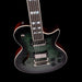 Prestige Guitars Master Built Elite Quilted Maple Semi-Hollow Forest Green Burst with Case