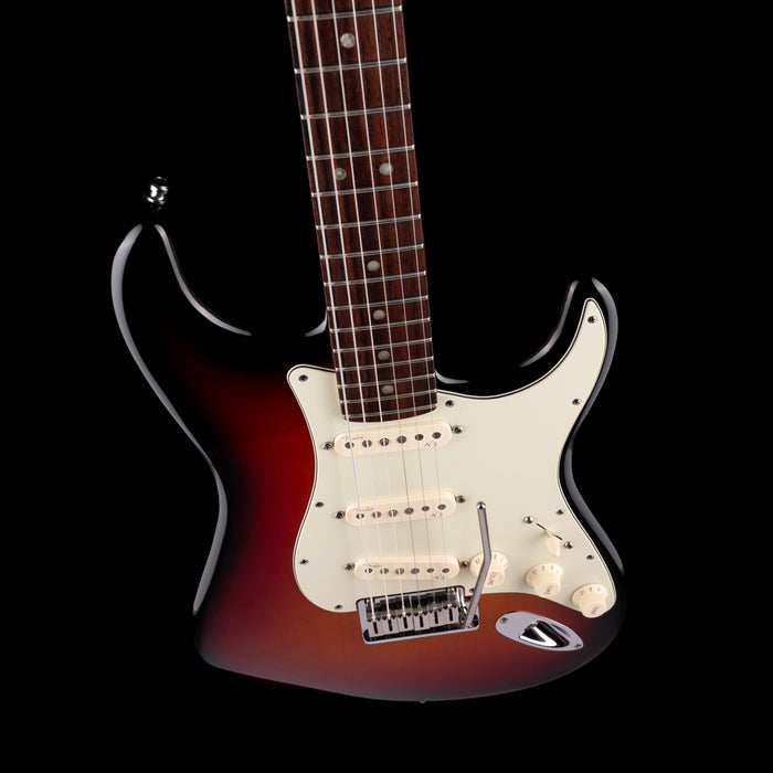 Pre Owned 2011 Fender Deluxe Stratocaster Sunburst With Case