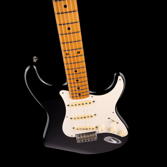 Pre Owned '90s Fender Made in Japan 1957 Reissue Stratocaster Hardtail Black With Gig Bag