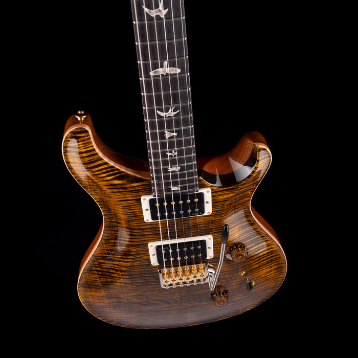 PRS Core Custom 24 Pattern Thin 10 Top Yellow Tiger with Case