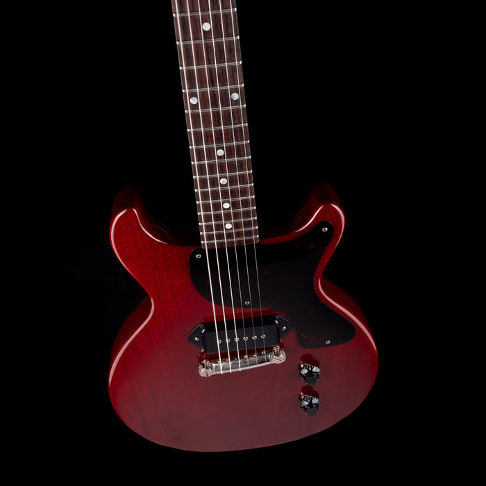 Pre Owned Gibson Custom Shop 1958 Les Paul Junior Double Cut Cherry Red With OHSC