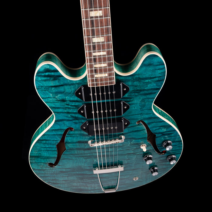Pre Owned 2024 Gibson Custom Shop Mod Collection 1964 ES-335 Laguna Azul with OHSC