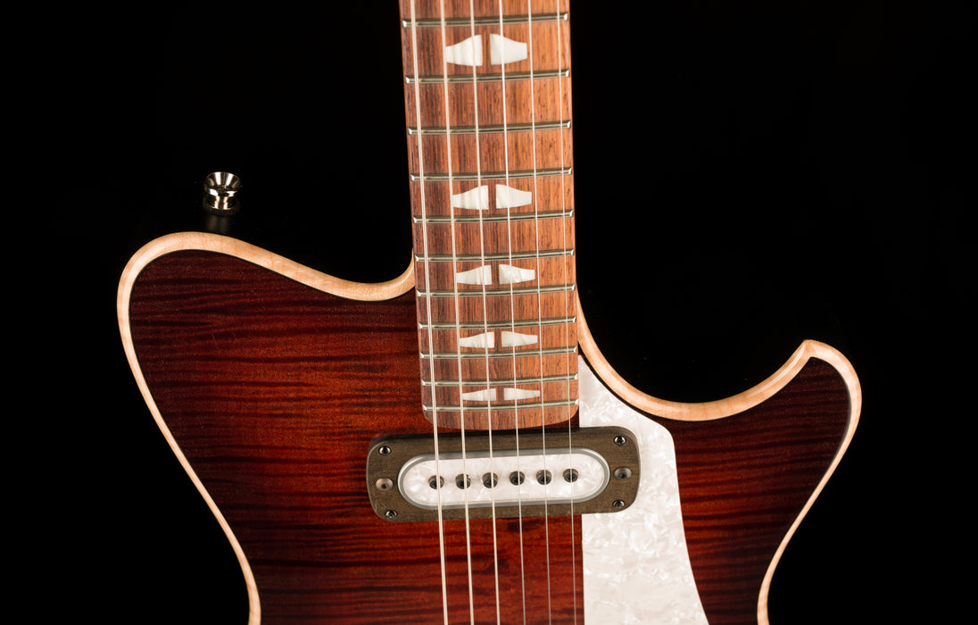 Powers Electric A-Type Select  Cabernet Red With Softshell Case