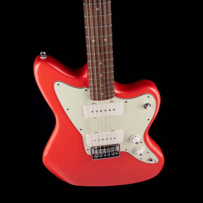 Pre Owned Squier Paranormal Jazzmaster XII	Fiesta Red With Gig Bag