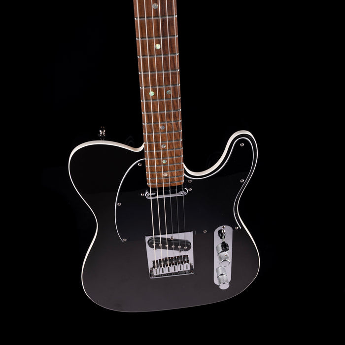 Pre Owned 2009 Fender American Deluxe Telecaster Montego Black With OHSC