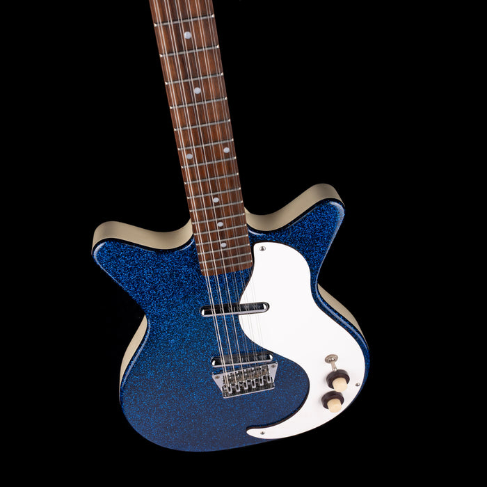 Pre Owned Danelectro 60th Anniversary DC '59 NOS+ Electric Guitar Deep Blue Metalflake