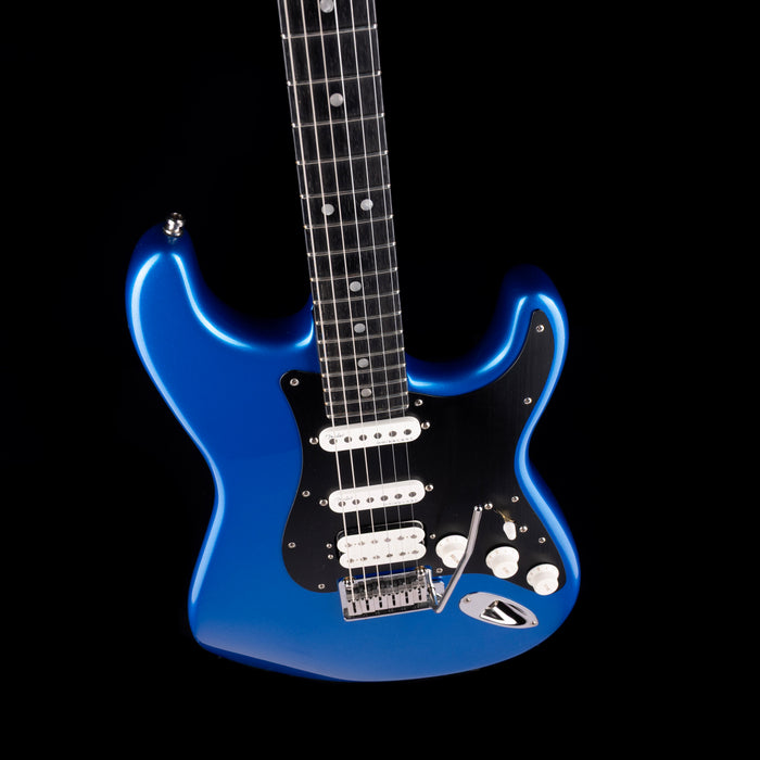 Pre Owned Fender American Ultra II HSS Stratocaster Noble Blue With OHSC
