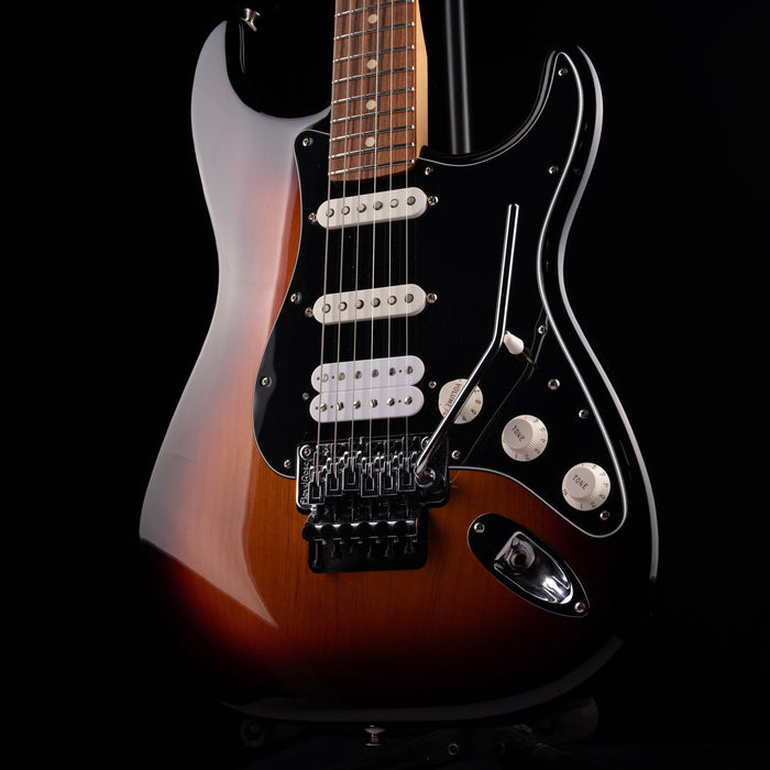 Used 2020 Fender Player Stratocaster HSS Floyd Rose 3-Tone Sunburst with Gig Bag