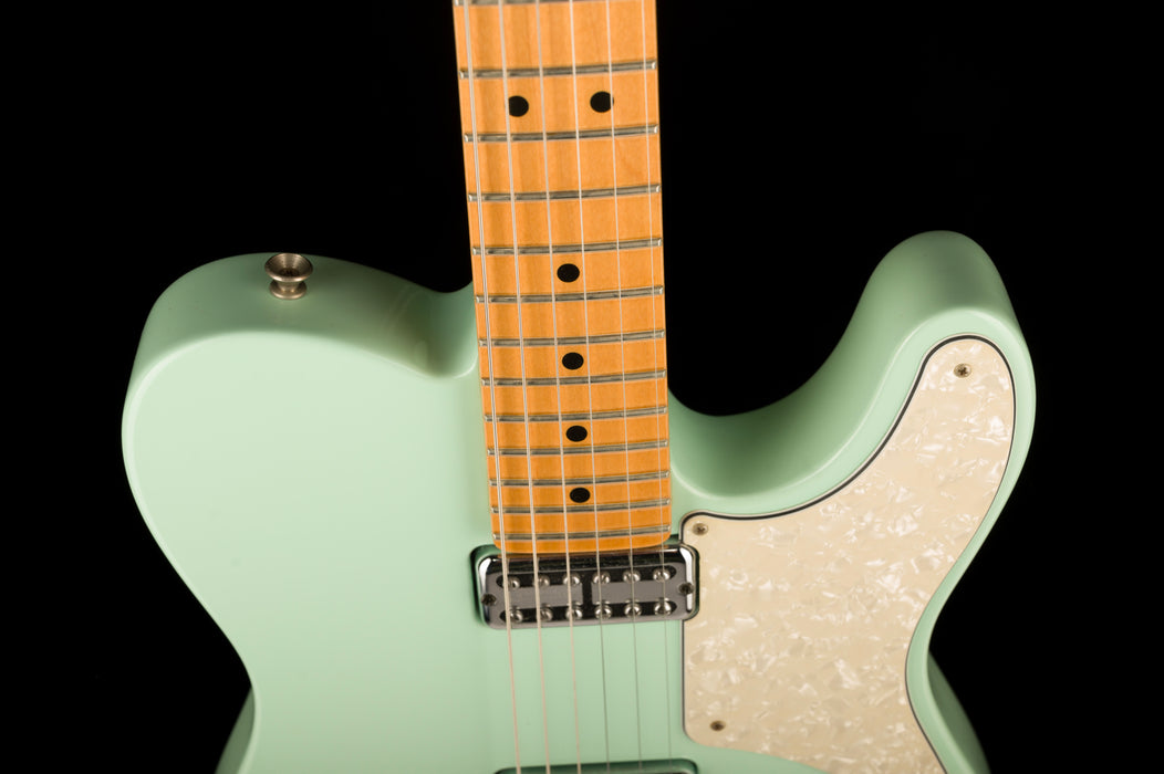 Pre Owned 2013 Fender Cabronita Telecaster Surf Green Electric Guitar