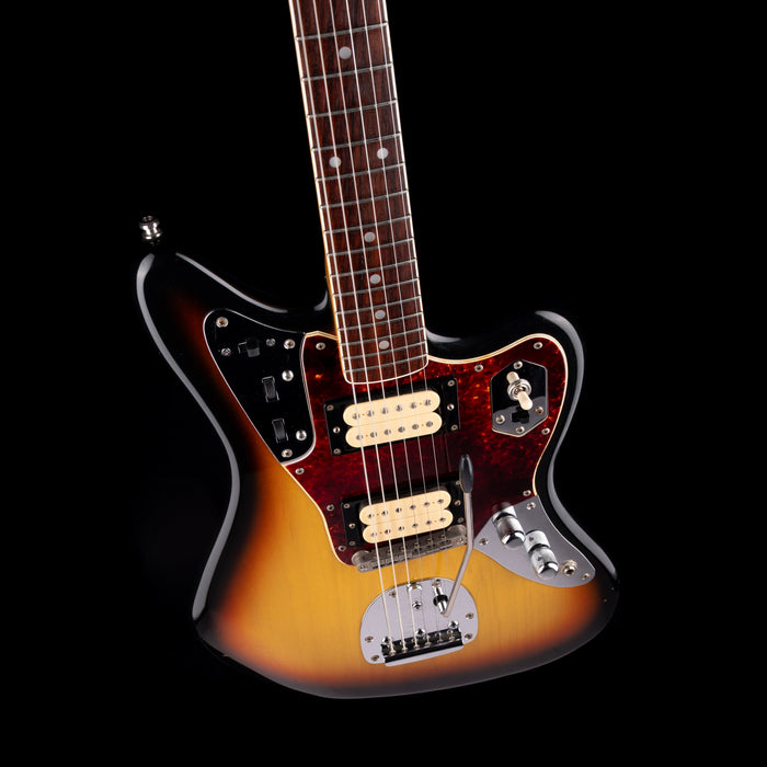 Pre-Owned Fender MIJ HJG-66KC VI Ikebe Limited Kurt Cobain Jaguar 3-Tone Sunburst With Case