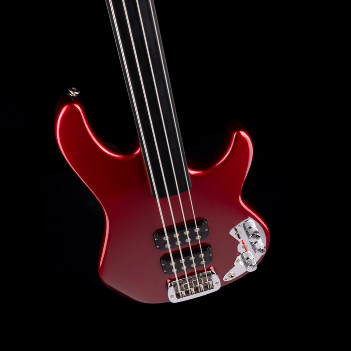 Pre-Owned 1982 G&L L-2000 Series E Fretless Bass Cherry Red With OHSC