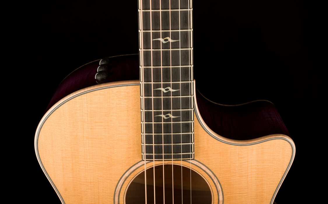 Taylor Custom Grand Auditorium C14ce Big Leaf Maple Natural Catch # 8