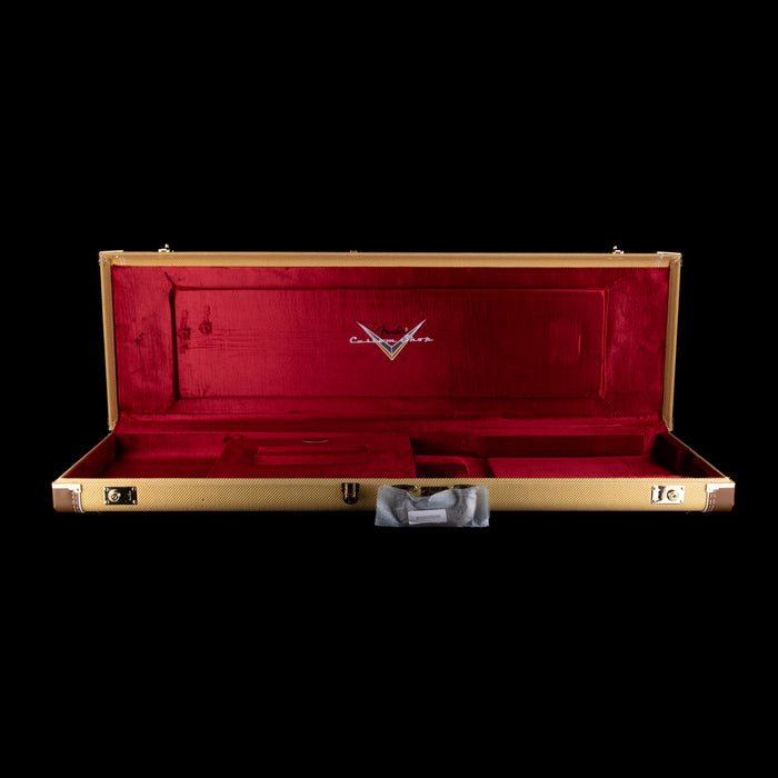 Used Fender Custom Shop G&G Deluxe Precision Bass Case Tweed with Red Interior