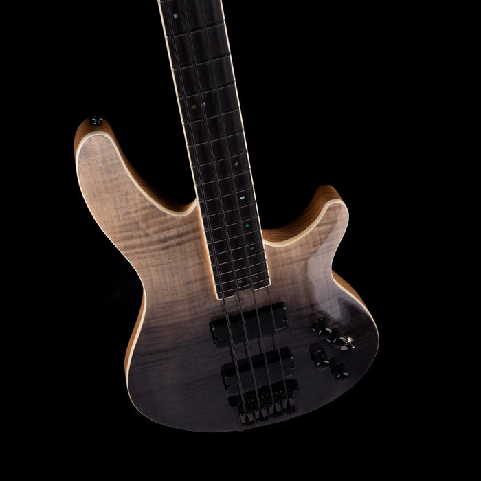 Pre-Owned Schecter SLS Elite 4 Black Fade Burst Bass Guitar