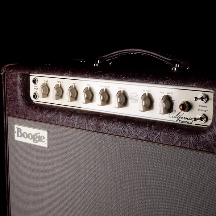 Pre-Owned Mesa Boogie Limited Edition California Tweed 6V6 4:40 1x12 Combo Wine Buggy Western with Footswitch and Cover