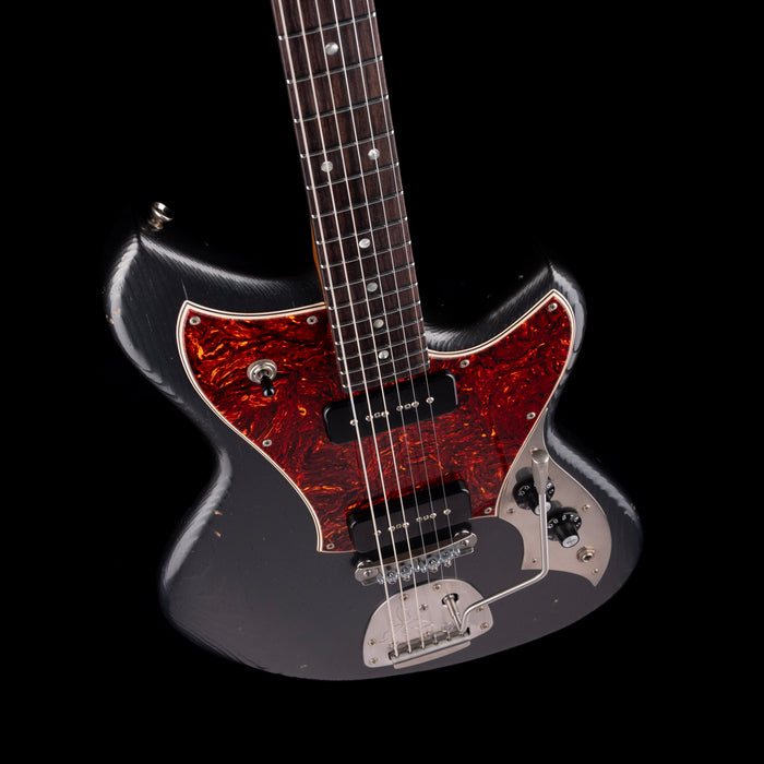 Novo Serus J Light Distress Charcoal Frost Electric Guitar with Soft Case