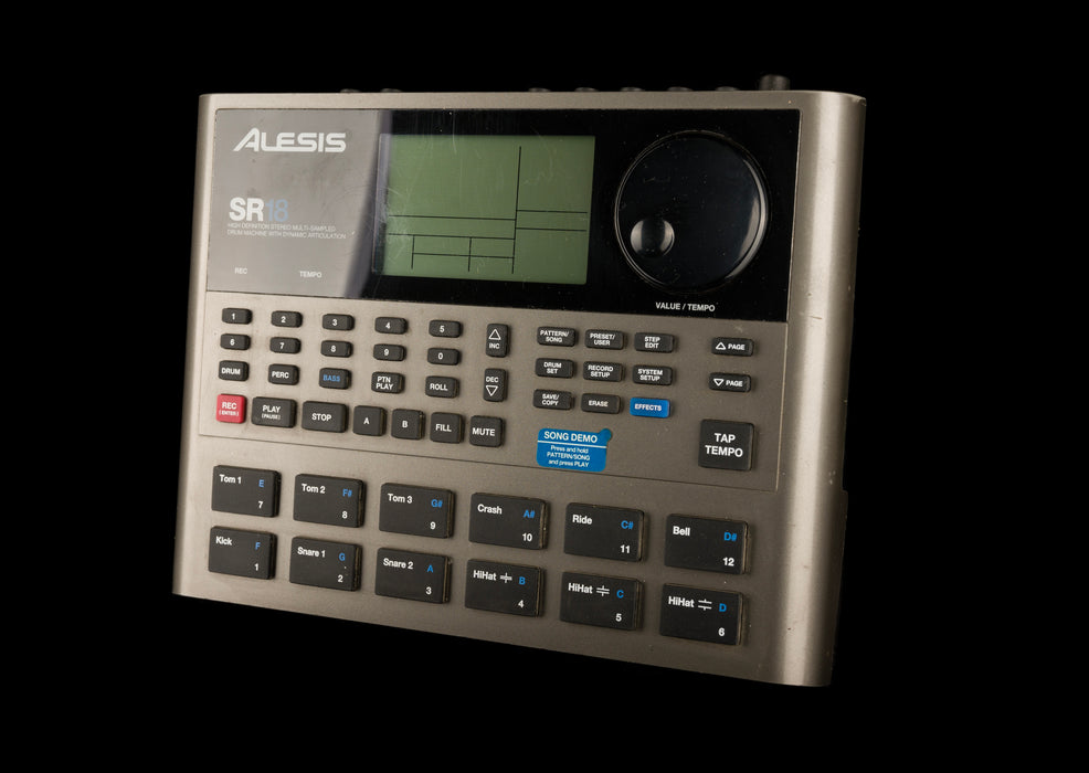 Used Alesis SR18 Drum Machine