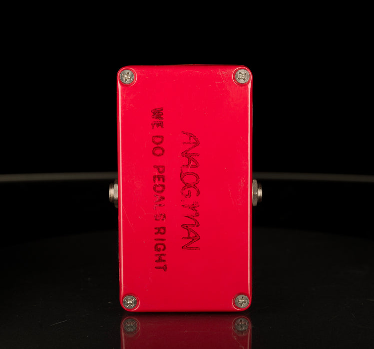 Used Analogman Dark Peppermint Fuzz Pedal With Box