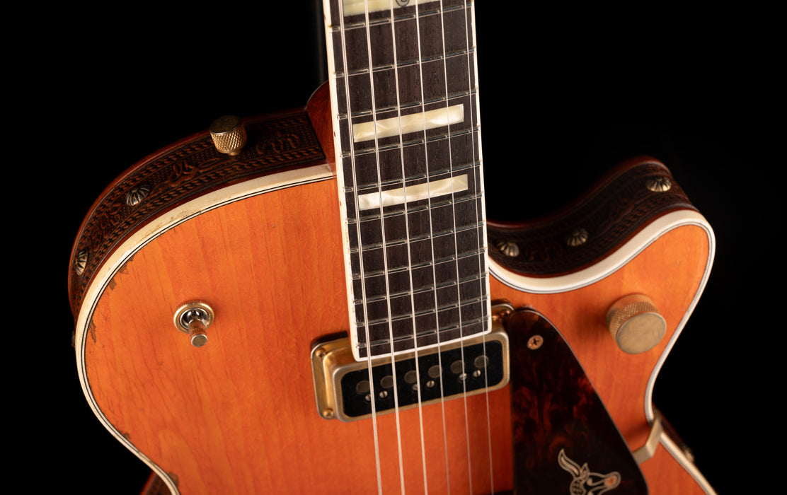 Gretsch Custom Shop Masterbuilt G6130CS 1954 Roundup Relic Knotty Pine Walnut Stain
