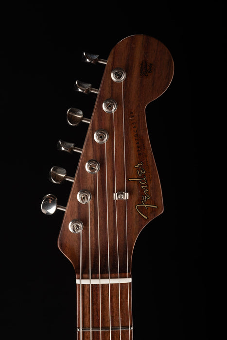 Pre Owned Fender Custom Shop 60's Stratocaster Closet Classic Ebony Transparent Headstock