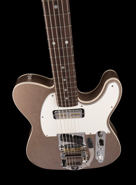 Fender Custom Shop Masterbuilt Paul Waller Baritone Telecaster Custom Deluxe Closet Classic Shoreline Gold