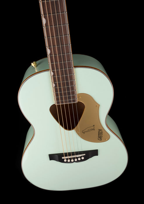 Used Gretsch G5021E Rancher Penguin Parlor Acoustic Electric Guitar Mint Metallic