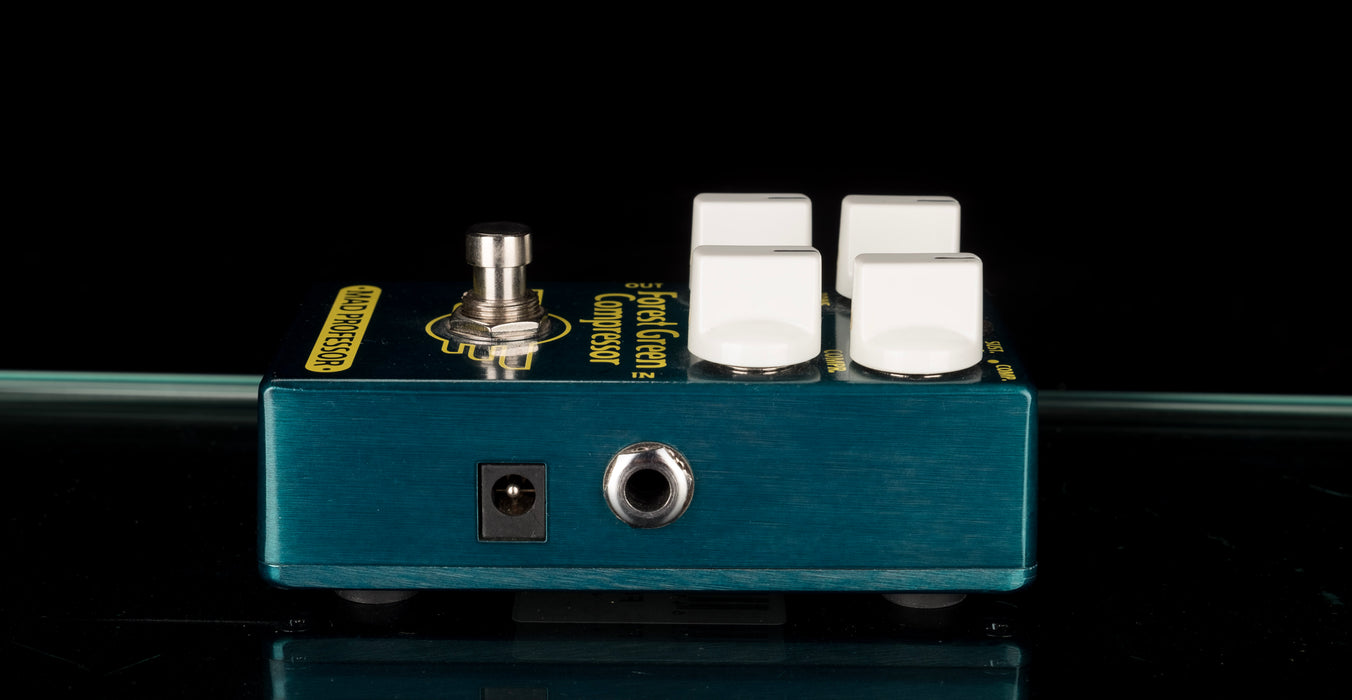 Used Mad Professor Forest Green Compressor Pedal With Box