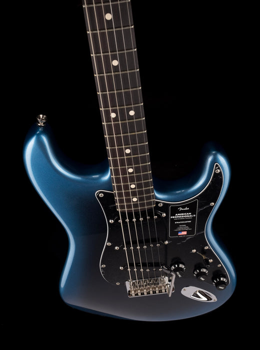 Pre Owned 2022 Fender American Professional II Stratocaster HSS Dark Night With OHSC