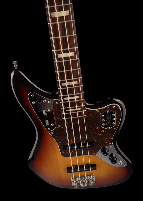Pre Owned 2008 Fender Jaguar Bass Crafted in Japan 3-Tone Sunburst With Case