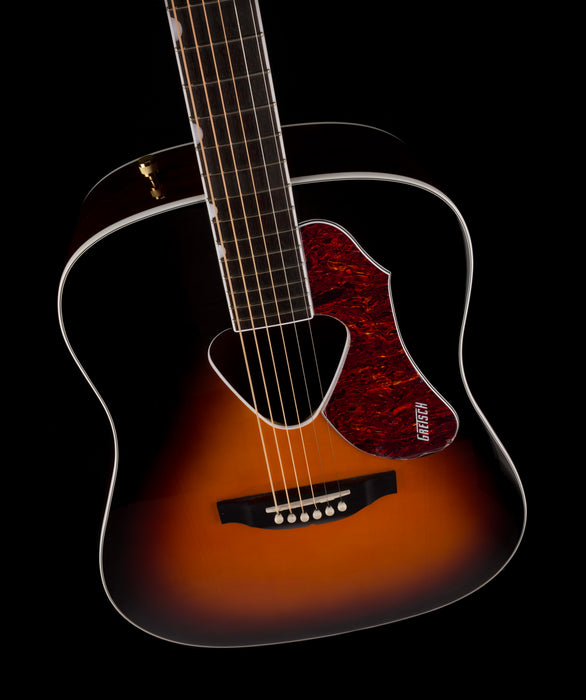 Used Gretsch G5024E Rancher Dreadnought Sunburst Acoustic Electric Guitar