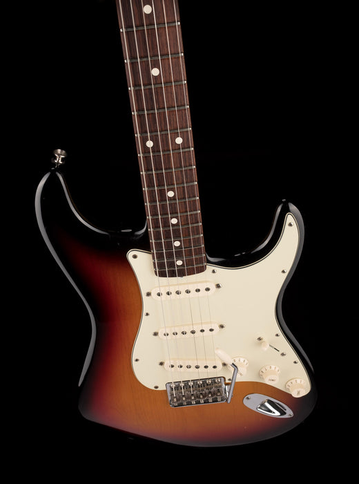 Pre Owned 2007 Fender '62 Hot Rod Reissue Stratocaster Sunburst With Arcane 61 Experience Pickups With OHSC