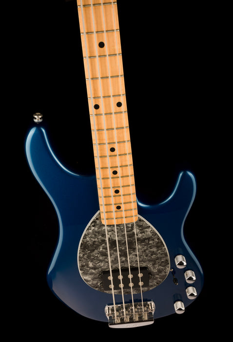 Pre Owned Ernie Ball Music Man Sterling 4-String Pearl Blue Bass With Case