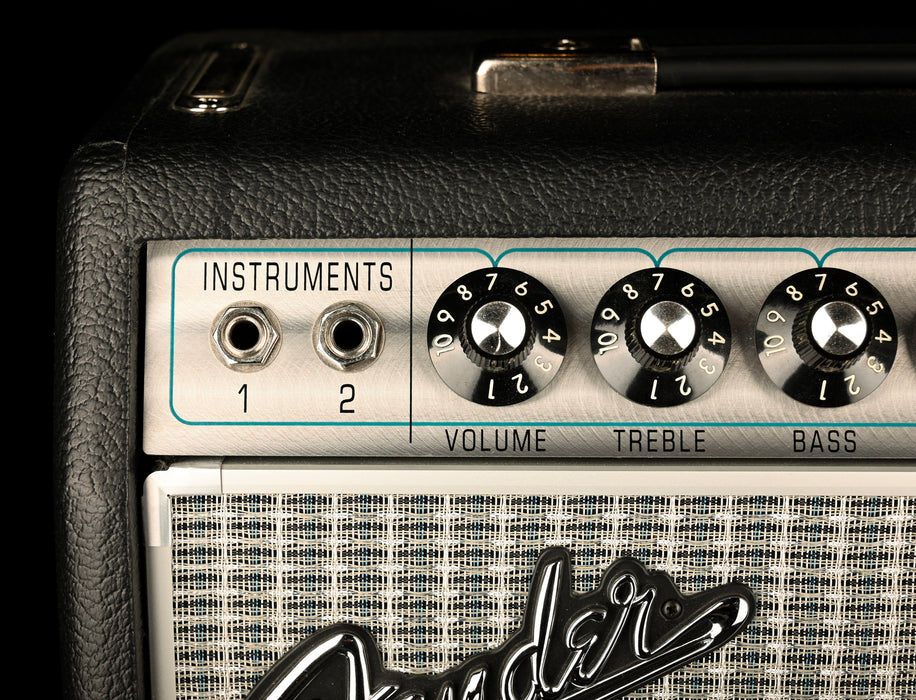 Used Fender '68 Custom Vibro Champ Reverb Black Guitar Amp Combo
