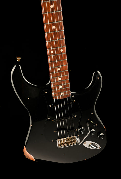 Pre Owned Fender Custom Shop 1957 Stratocaster Rosewood Neck Black With OHSC