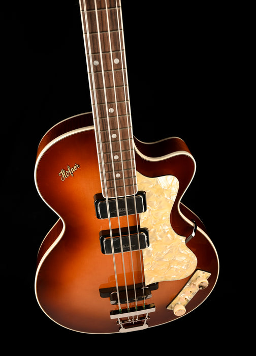 Hofner LTD Club Bass Dark Violin-Cavern Spacing with Vintage Case - H500/2-CV-O