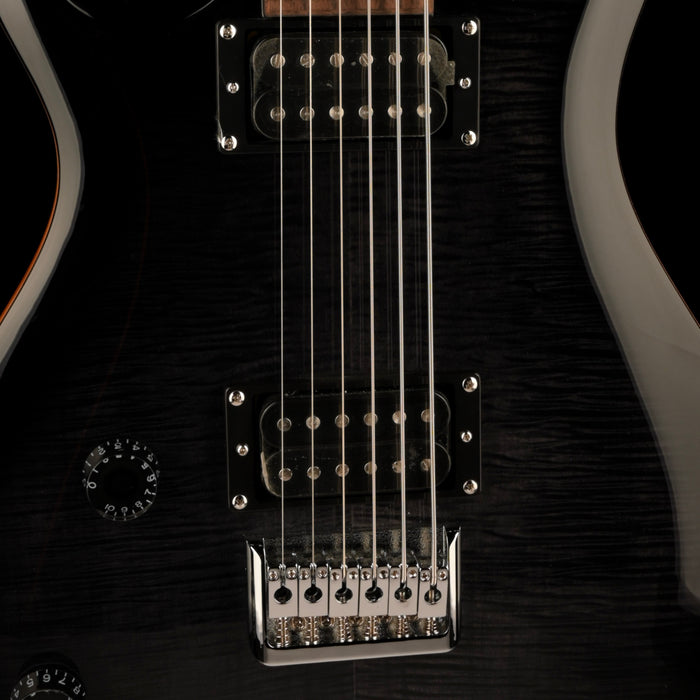 Used PRS SE 277 Baritone Left-Handed Charcoal Burst Electric Guitar With Gig Bag