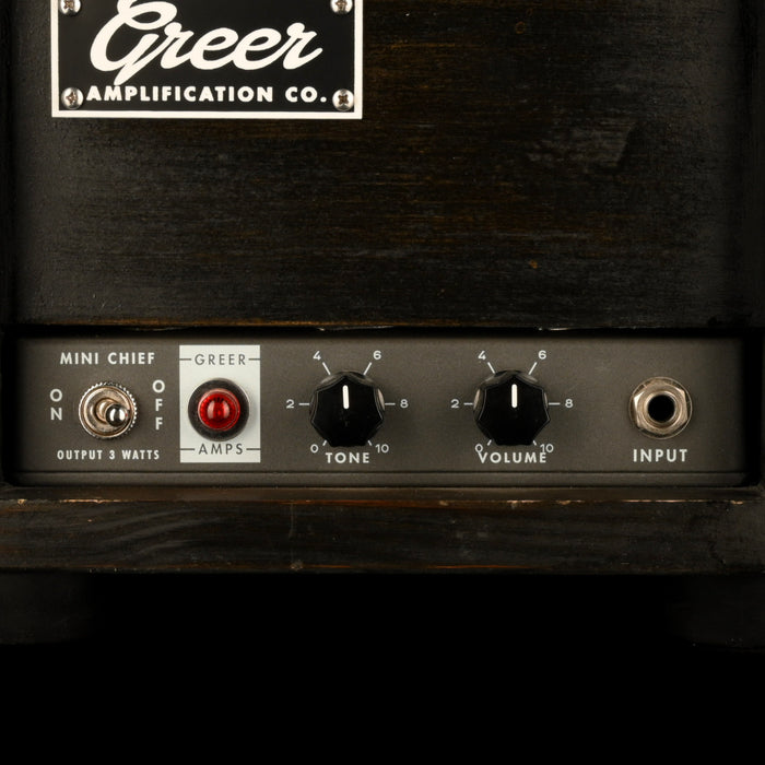 Pre Owned Greer Mini Chief 3-Watt Grey Guitar Amp Head With Matching 2x12" Guitar Amp Cabinet