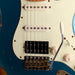 Pre Owned 2021 Xotic Guitars XSC-2 LPB Lake Placid Blue Over Sunburst Heavy Relic With Case